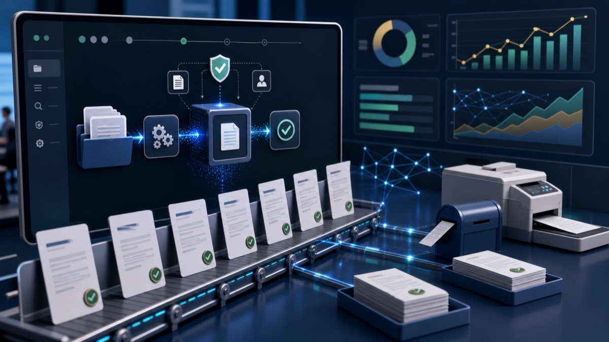 Enterprise correspondence workflow platform